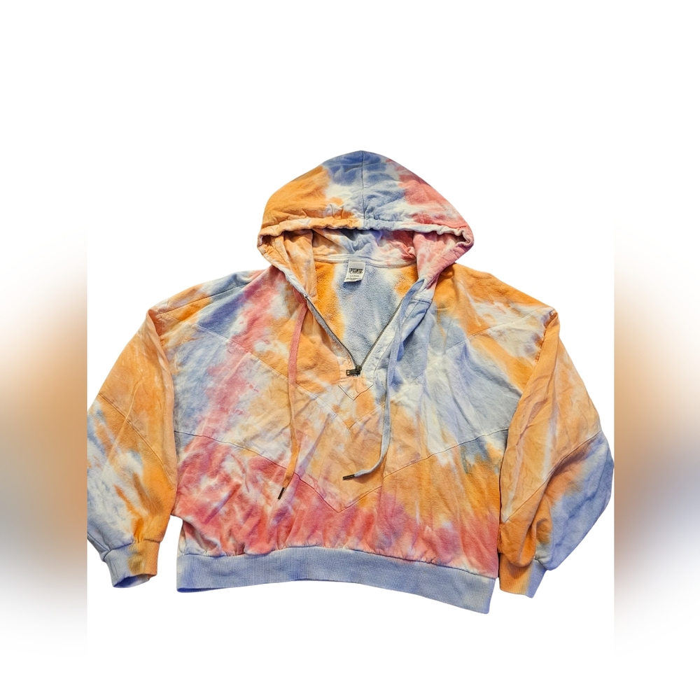 Pink tie dye hoodie